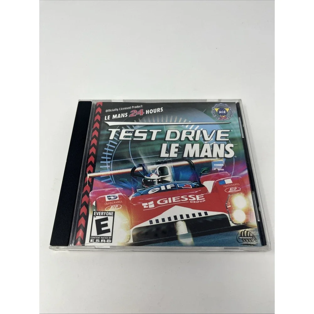 Test Drive Le Mans (PC, 2000) VINTAGE COMPUTER GAME‎ Licensed Disc, Case, Insert